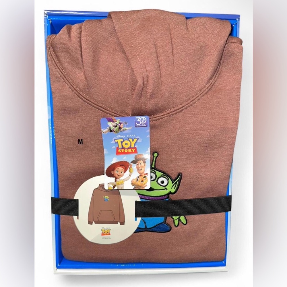 Disney Pixar Toy Story Alien Brown Hoodie Men’s Size Medium